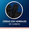 Oral Cepillo Dientes Indicator Black Cerdas Suaves Inteligentes Carbón Unidades