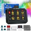 MICTUNING RGB 6 Gang Switch Panel ON/OFF Circuit Control Relay