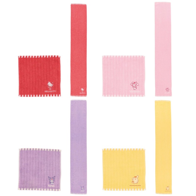 Marushin 3725006100 Scarf Towel, Hello Mimy Orange, Cotton, Antibacterial and