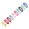 50 Pcs Little Pet Hair Clips Mini Peach Heart Hairpin