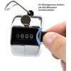 Voarge Hand Counter Clicker Pedometer, Hand Counter with 4-Digit Display