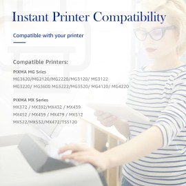 Unbranded 2X PG 240XL PG-240XL Ink Cartridge For Canon Pixma MG3120 MG3122 MG3220 MG3222