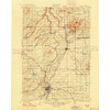 YellowMaps Bend OR topo map, 1:125000 Scale, 30 X 30 Minute, Historical, 1929, Updated 1948, 20.8 x 16.6 in - Polypropylene
