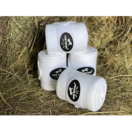 Horse Polo Leg Wraps, Horse Leg Wraps, Horse Fleece Bandages,4-Pack