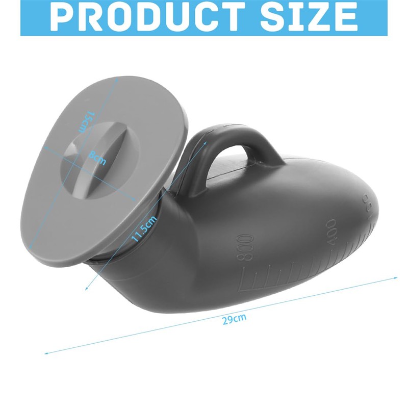 Urinal Bottle Urinals for Men 800ML Plastic Pee Bottle Portable