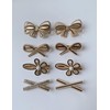 Lemeilleur 8 PCs Hair Clip Metal Duck Teeth No Slip