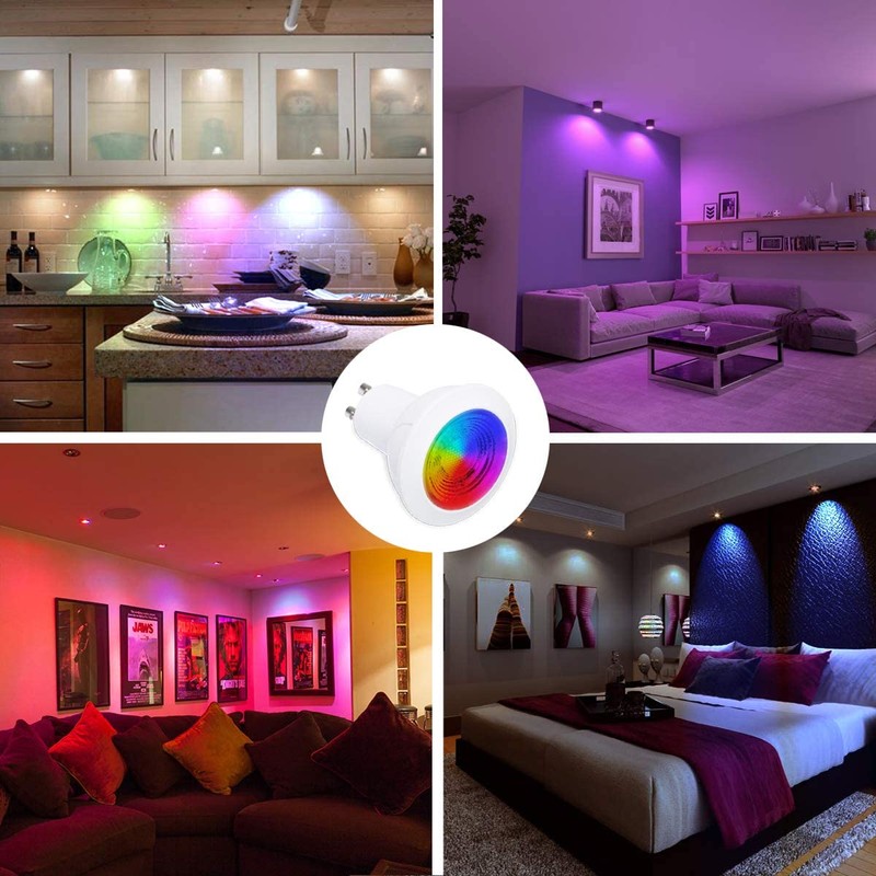 ILC GU10 LED Light Bulb 40 Watt Equivalent Color Changing