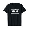 Team Alani - Familienname T-Shirt
