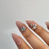 Silk Peach Handmade Nail Tips - Long Square / 실크
