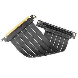 ELFJMZP PCIE 3.0 X16 Expansion Cable, PCI-E 16x Extreme Hi-Speed Adapter Upright Card 90 Degree Connector for GPUs, WiFi, USB, Sound Cards, etc. - 24 cm/9.5 in.