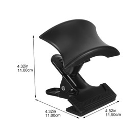 DOITOOL Under Desk Headphone Stand Compact Gaming Headset Holder Wire Clip Space-Saving Design for Desk Organization for Gaming and Workstations