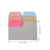 Lurrose 6-Color Index Tabs 90 Pieces Self-Stick Notes for Organizing