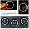POTUANOT 10 Bling Car Coaster Drink Holder, Engine Ignition Button