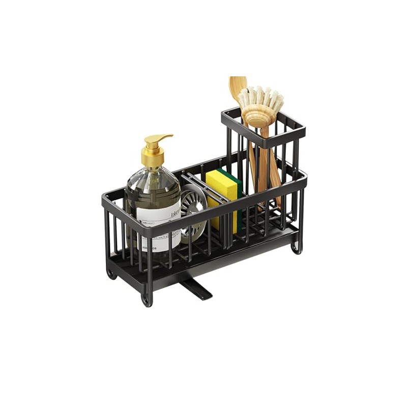 Sink Organiser, Kitchen Sponge Holder, Sink Organiser, Stainless Steel |