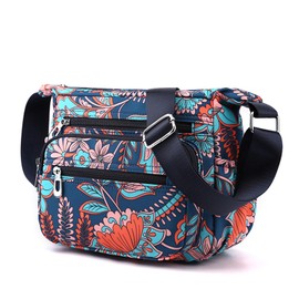Wafybsre Ladies Floral Handbag, Shoulder Bag, Crossbody Bag, Multi Pockets, Travel Bag (Peony)