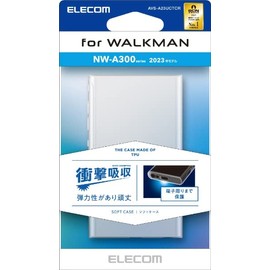 Elecom Walkman A 2023 Case [NW-A306 NW-A307] Compatible Soft Case, Extra Clear, AVS-A23UCTCR
