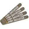 U.S. Army Daughter Double-Sided Nail File Emery Board Set 4