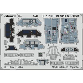 Edudo EDUFE1310 1/48 Zoom Series Su-30SM Flanker H Etched Parts (For Great Walls) Plastic Model Parts