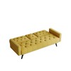Eafurn 72.4" Tufted Futon Sofa Bed Velvet Convertible Sleeper Couch