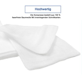 Meditrade Gauze Dressings, Non-Sterile, 8-Ply, 5 x 5 cm, Pack of 100