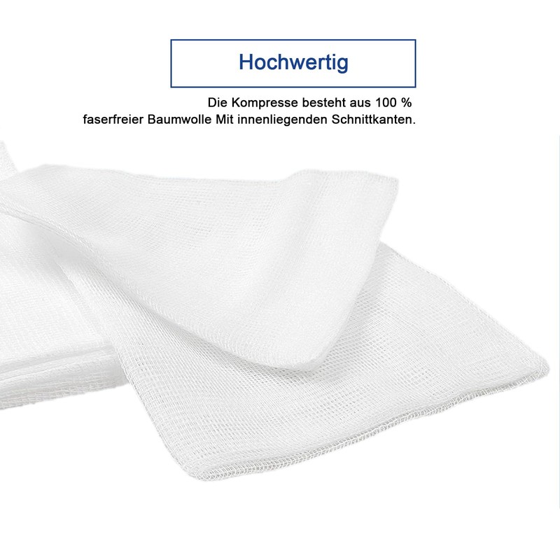 Meditrade Gauze Dressings, Non-Sterile, 8-Ply, 5 x 5 cm, Pack