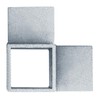 OTTFF 10 Pack 1" Aluminum Square Tube Connector, 4 Way