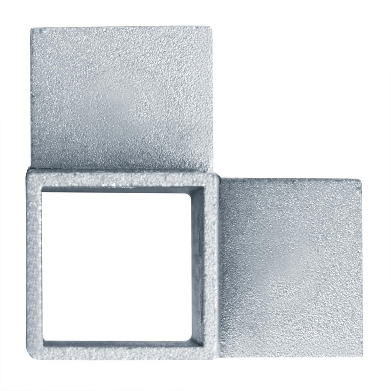 OTTFF 10 Pack 1" Aluminum Square Tube Connector, 4 Way
