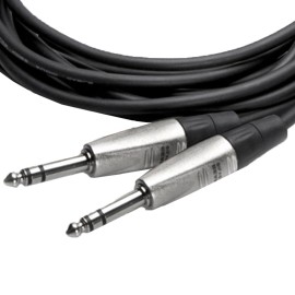 HSS-050 Hosa HSS-050 50FT REAN 1/4" TRS to 1/4" TRS Pro Balanced Interconnect Cable