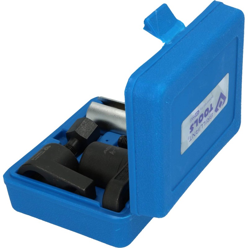 BRILLIANT TOOLS BT601000 Oxygen Sensor Socket Set | 5 Pieces