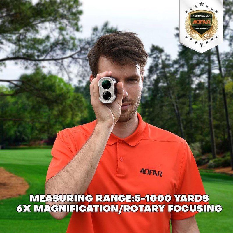 AOFAR GX-2S PRO Rangefinder for Golf & Hunting with Slope
