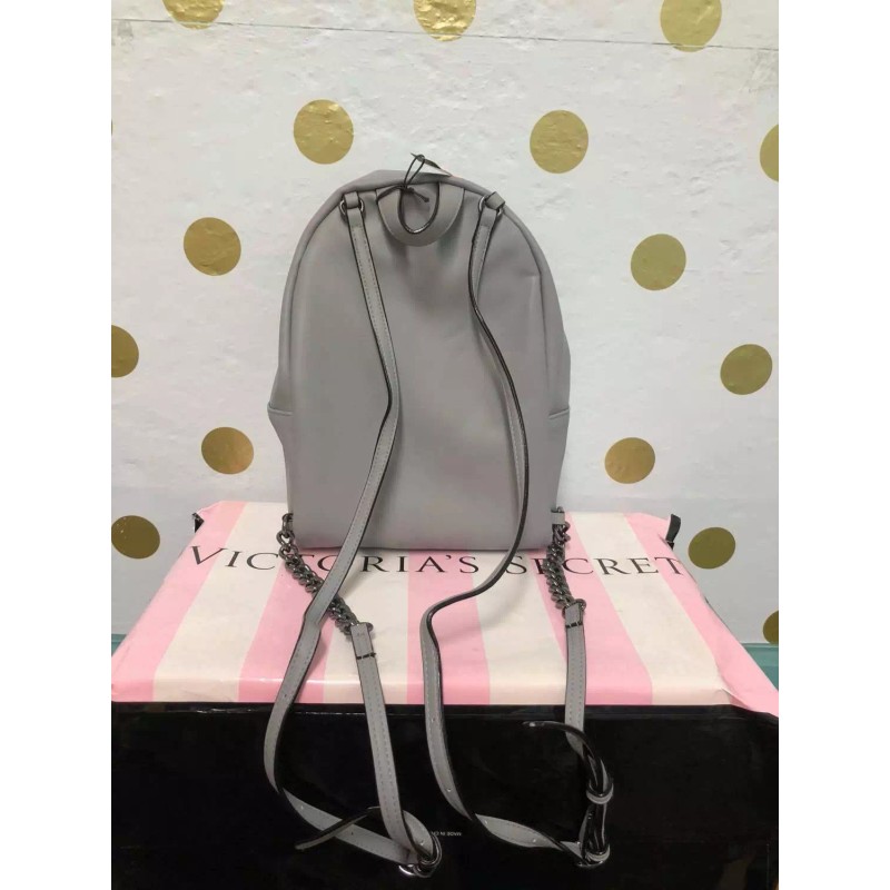 Victoria's Secret Gray Stud City Mini Backpack NWT