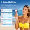 WHATOOK Portable Handheld Fan: Personal Fans with Air Turbo Tech,