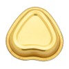 Cuenco de Metal Dorado Forma de Corazón para Depilación, 5