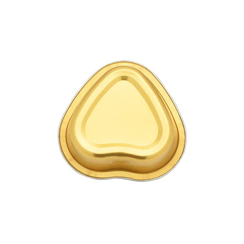 Cuenco de Metal Dorado Forma de Corazón para Depilación, 5