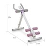 leikefitness Height Adjustable Ab Trainer Abdominal Whole Body Workout Machine