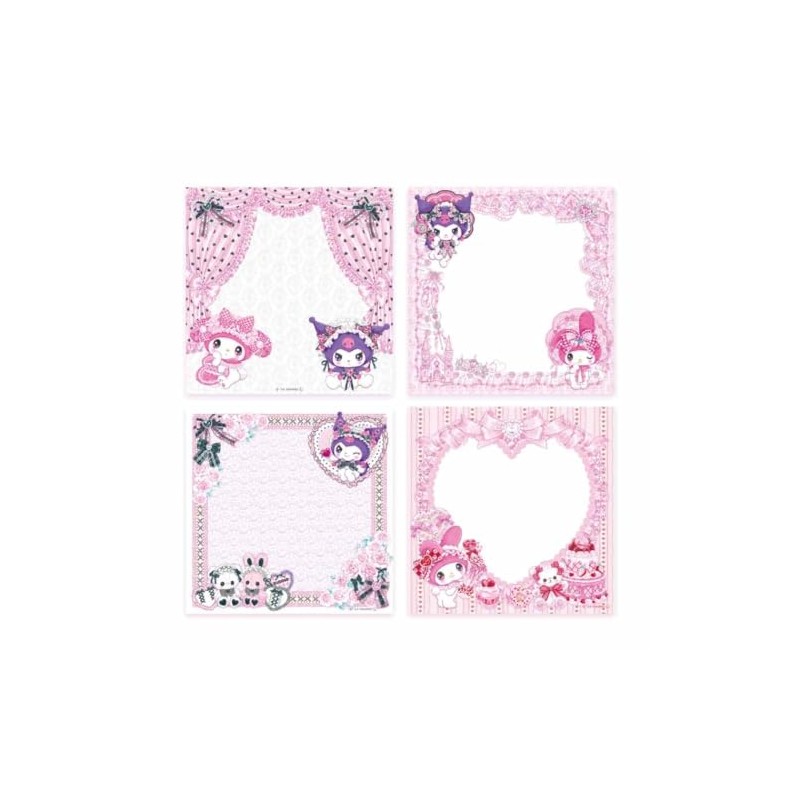 My Melody & Kuromi [Notepad] Memo Pad Amanomori Fumika