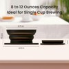 DOFQQG 2-Packs Paperless Collapsible Pour Over Coffee Dripper, Travel Pour