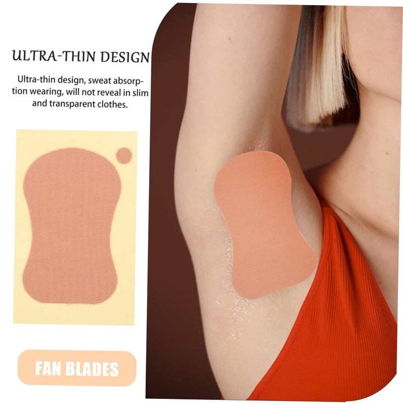 FOMIYES 2sets No More Sweat Underarm Pads Men's and Armpit