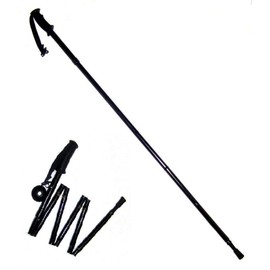EARTHTREKGEAR Folding Collapsible Travel Hiking Walking Trekking Pole/Shorter Women's Pole