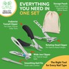 Toenail Clippers for Seniors Thick Toenails - 4-Piece Heavy Duty