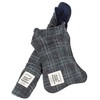 Touchdog ® 2-in-1 Windowpane Plaided Dog Jacket with Matching Reversible