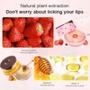 4 piezas de tarro de miel de labios de fresa