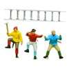 Dickly 3x 1/64 Scale Miniature Figures Dioramas Rock Climbing Miniature