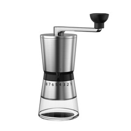 Manual Coffee Grinder 304 Stainless Steel Portable Hand Crank Coffee Bean Grinder for Office Home
