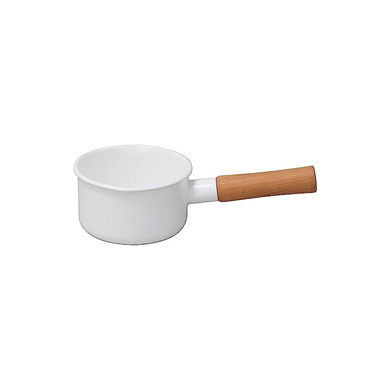 Noda Horo CL-12MW Milk Pan, 4.7 inches (12 cm), Enameled