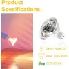 Simusi Simusi 12x MR16 Halogen 12V 35W, GU5.3 Deckenglhbirnen 2