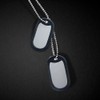 Dogtags Placa Militares de Acero Inoxidable Collar – Ideal para