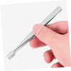 Healeved 4pcs Precision Stainless Steel Tweezers Flat Tips Collector Tools