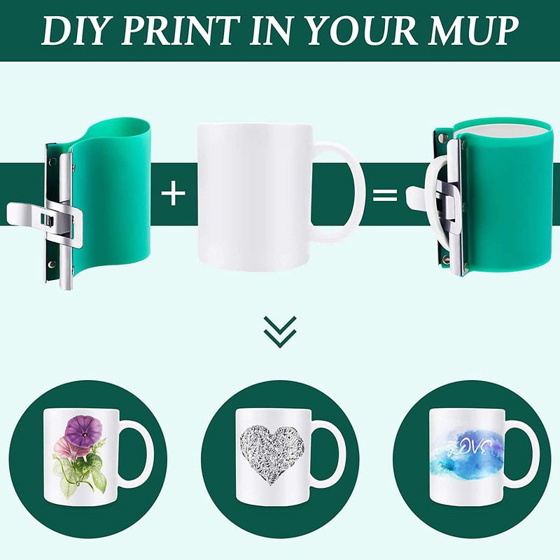 Transfer Mug Holder Multipurpose Safe Durable Silicone Heat Press Mug