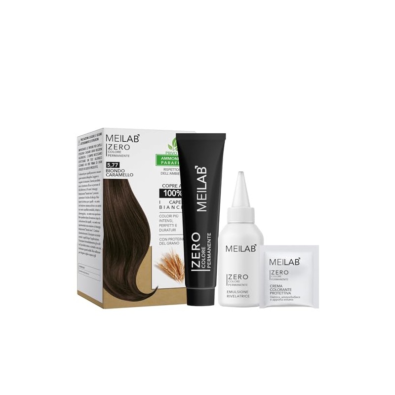 MEILAB Permanent Hair Colour without Ammonia - Pack of 3